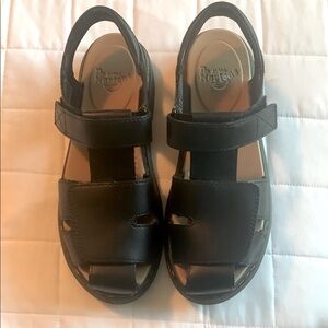 Doc Airwair Martens Black Fisherman Sandals